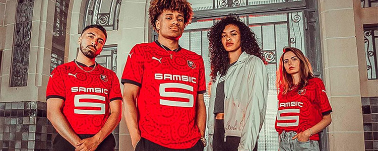 camisetas Stade Rennais replicas 2020-2021